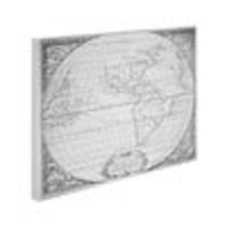 Trademark Fine Art Richard Hakluyt 'Map of the New World 1587' Canvas Art, 35x47 BL00630-C3547GG